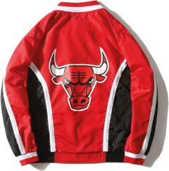 Campera Bomber NBA Retro Vintage Chicago Bulls - Roja - comprar online
