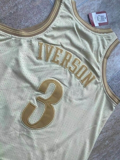 Imagen de Musculosa Casaca NBA Philadelphia 76ers 3 Iverson Gold