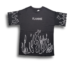 Remera Flamme - Negra - comprar online