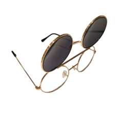 Anteojos de sol gafas Lennon Circular Metal Colores N° 257