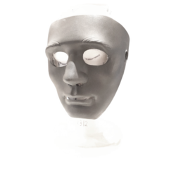 Mascara Jabbawockeez Blanca PVC Rigida Dura Importada - comprar online