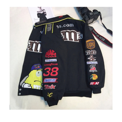 Campera Nascar Racing M&M Retro Black Modelo 2 - 300 usd - comprar online