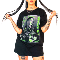 Remera Oversize Billie Eilish Gradient