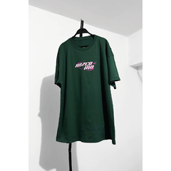 Remera Oversize Verde Planetary - comprar online