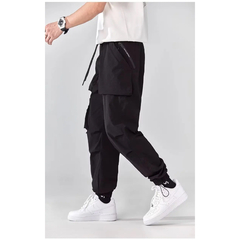 Pantalon Cargo Streetwear Negro 43 en internet