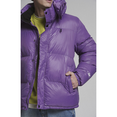 Campera puffer violeta