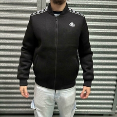 Campera Bomber Full Black Kappa - online store