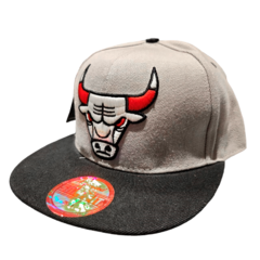 Gorra SnapBack Chicago Bulls Gris Regulable