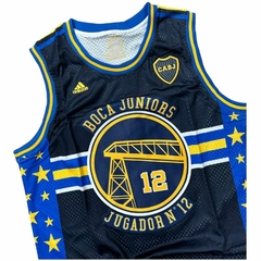 Camiseta Casaca Musculosa NBA Boca Juniors Jugador Nº 12 - KITCH TECH