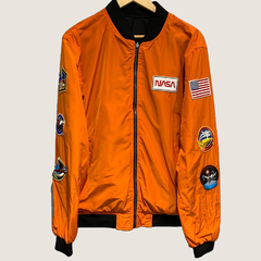 Campera Rompeviento NASA Reversible Naranja - KITCH TECH