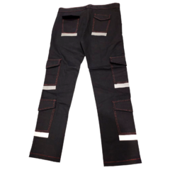 Pantalon CyberPunk Reflex BlackRed - comprar online