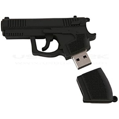 USB Arma Revolver Goma con 15 GB - comprar online
