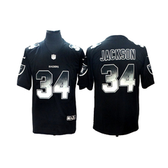 Camiseta Casaca NFL Las Vegas Raiders Degrade 34 Jackson