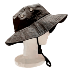 Gorro Cazador Australiano Negro Tela Antidesgarro - comprar online