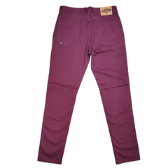 Pantalon Jean Skinny Importado Rebel-8 vino tinto - comprar online