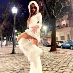 Vestido Winter Witch Dress Blanco