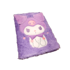 Cuaderno Libreta Agenda Anotador Kuromi Peluche - VIOLETA