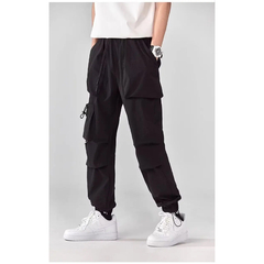 Pantalon Cargo Streetwear Negro 43 - KITCH TECH