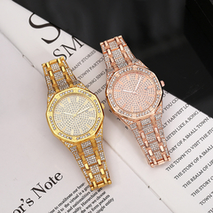 Reloj Strass Dorado iced Diamante Simil Oro Trap Hip Hop N3 en internet