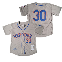 Camiseta Casaca Baseball Mlb Mets 30 Ryan Retro - comprar online