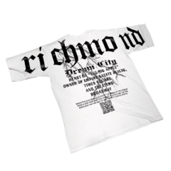 Remera Oversize Richmond Thunder Blanco - KITCH TECH