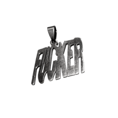 Dije Fucker Logo Metal - comprar online