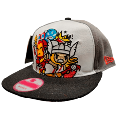 Gorra SnapBack Plana Tokidoki Vengadores Rock Thor