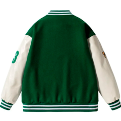 Campera Varsity Jacket Universitaria A Tokyo Verde - comprar online