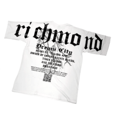 Remera Oversize Richmond Thunder Blanco - comprar online