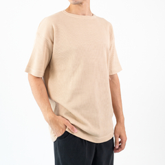 Remera Waffle Beige - KITCH TECH