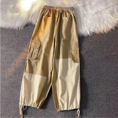 Pantalon Baggy Palaso Beige Bi-color A362 - tienda online