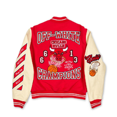 Campera Varsity Universitaria Chicago Bulls Roja - comprar online