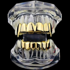 Parrilla Para Dientes Grillz Clasicos Con Colmillos Vampiro - KITCH TECH