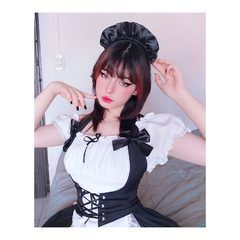 Conjunto Maid Corsé Anime Kawaii en internet