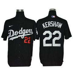 Camiseta Casaca Baseball Mlb Los Angeles Dodgers Kershaw 22