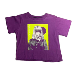 Remera Crop Top "Purple Nippon" - comprar online