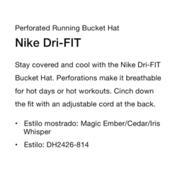 Piluso Nike Dri Fit - 120usd - tienda online