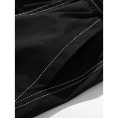 Pantalon Cargo Techwear Gabardina GOB 129 Negro en internet