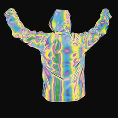 Imagen de CAMPERA ROMPEVIENTO RAINBOW LISA HOLOGRAFICO