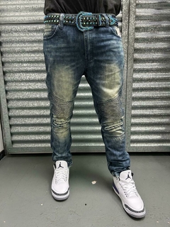 Pantalon Jean dominican chupin distressed importado WT02 - KITCH TECH