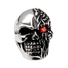 Anillo Acero Terminator Calavera - 11