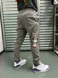 Pantalon Jogger Stretch gris importado WT02 - tienda online