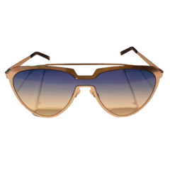 Anteojos de sol gafas Metal Dorado Gato N°225