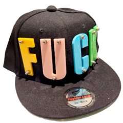 Gorra SnapBack Plana F*CK Acrilico Big Logo Regulable 2