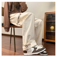 Pantalon Baggy Cargo Palaso Streetwear Ancho Beige A760