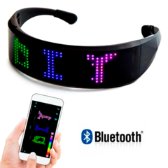 Anteojos Led Personalizable Bluetooth Visor Importados RGB - KITCH TECH