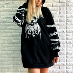 Buzo Hoodie Oversize Made in hell Teddy - comprar online