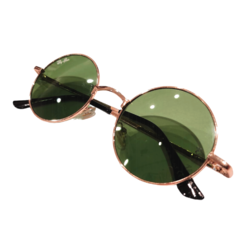 Anteojos Gafas de sol Redonda Verde Lennon N°304 en internet