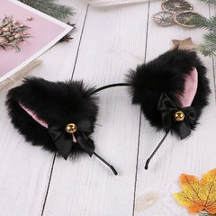 Vincha Orejas Gato Negra Kawaii - KITCH TECH