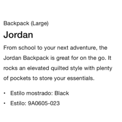 Mochila Jordan Essentials - 200usd - comprar online